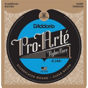 D'Addario EJ46 Pro-Arte Nylon Hard Tension Classical Strings (.029-.044)